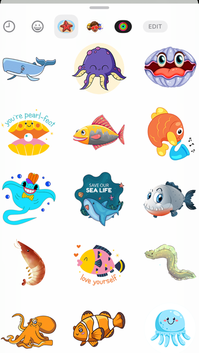 Amazing Sea Life Stickers Screenshot