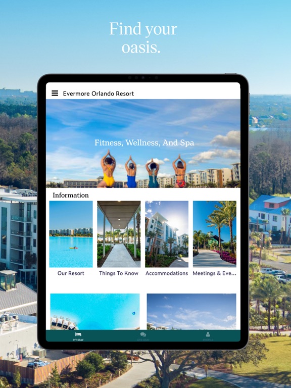 Evermore Resort iPad screenshot 5 - Travel app
