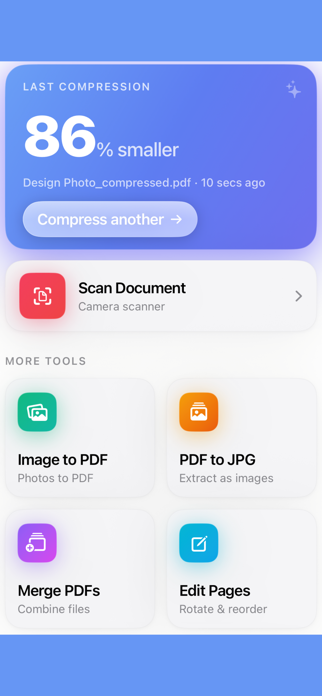 Compress Pdf : Reduce Pdf Screenshot 1 of 5