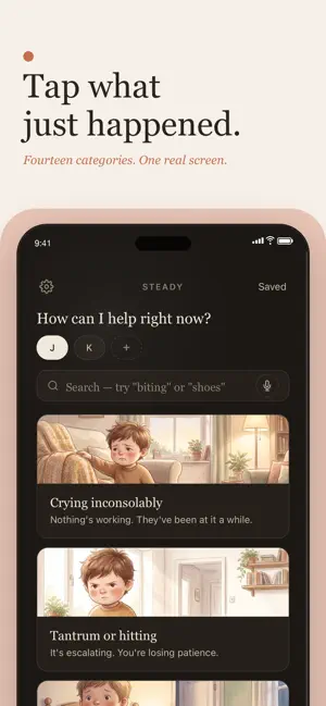 Steady: Parenting SOS Now screenshot 2