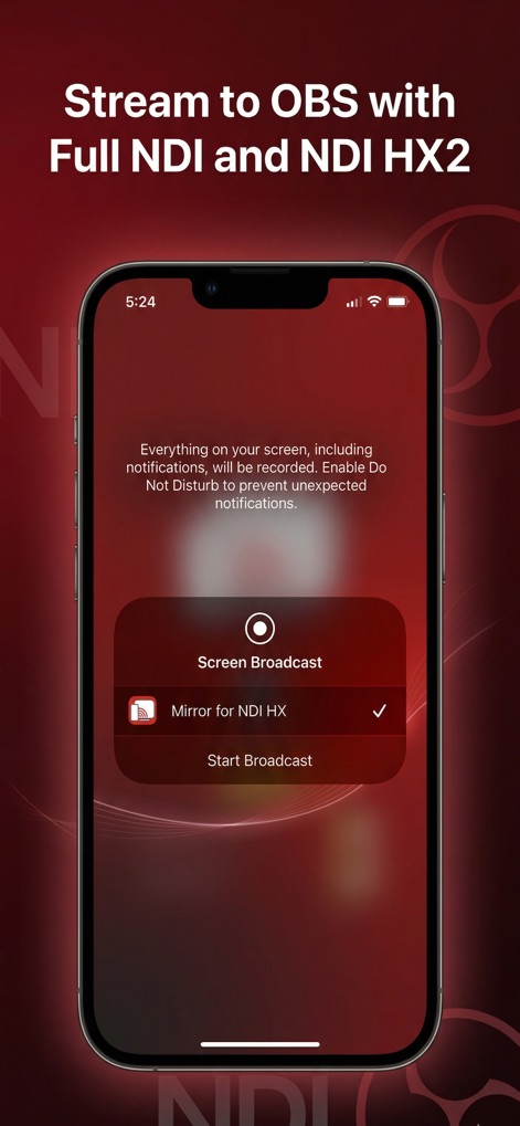 Screen Capture for NDI HX - Photo & Video App | MWM