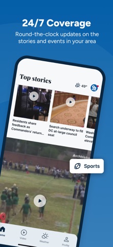 WUSA9 News screenshot