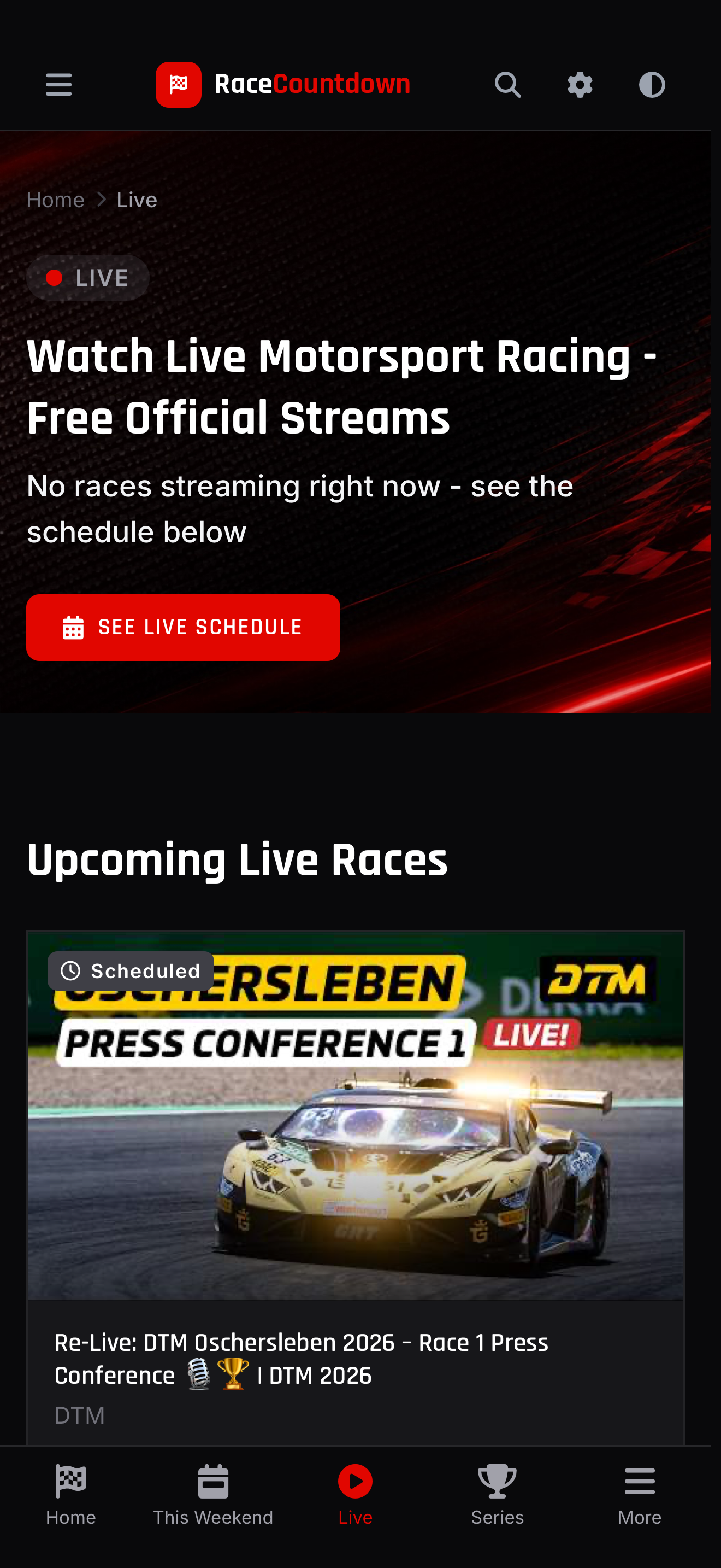 Race Countdown Live Motorsport screenshot 8