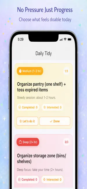 Daily Tidy: Simple Cleaning screenshot 2