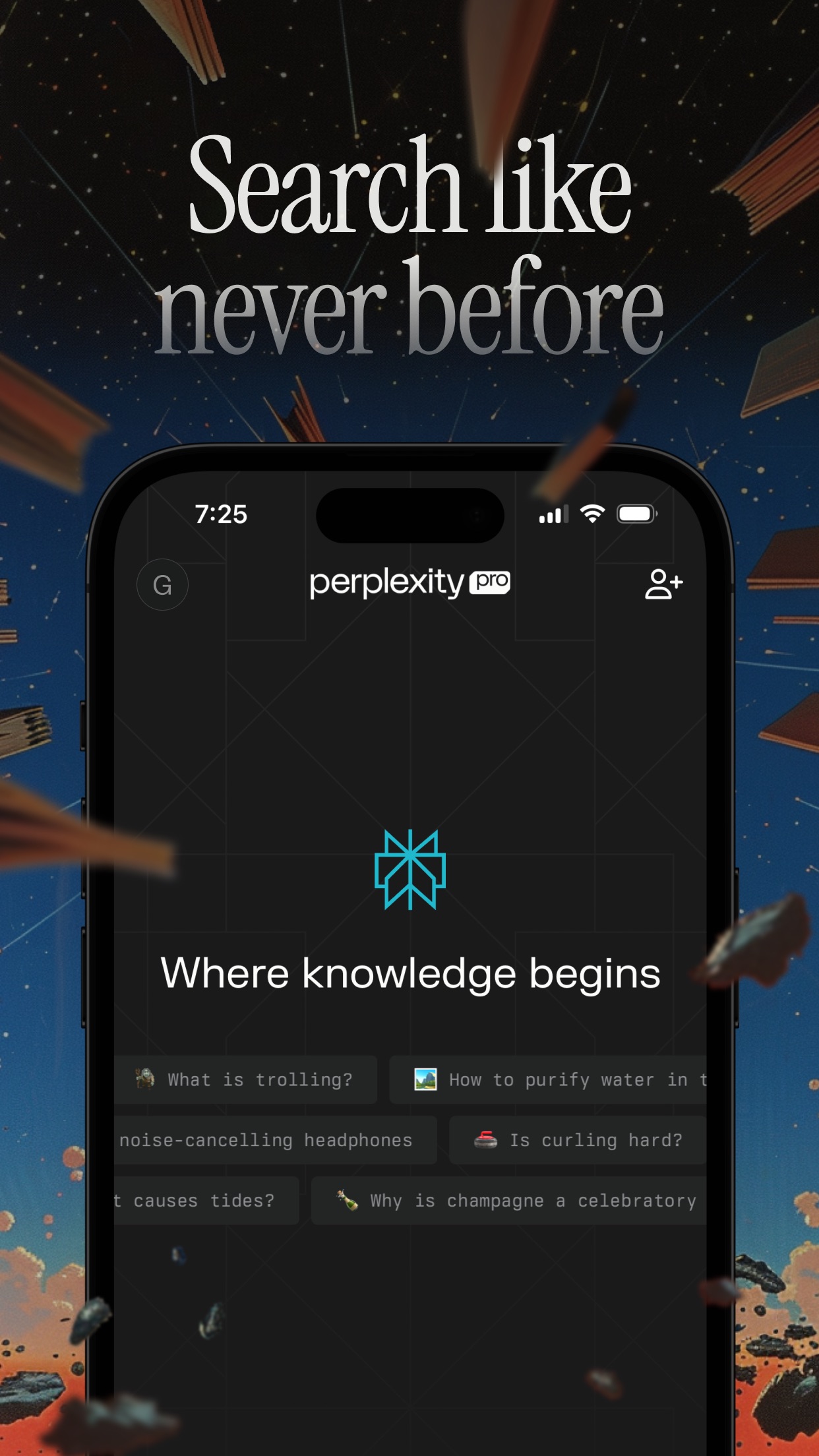 Screenshot 1 of Perplexity - AI Search & Chat