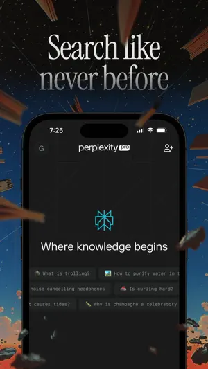 Perplexity - AI Search & Chat screenshot 1