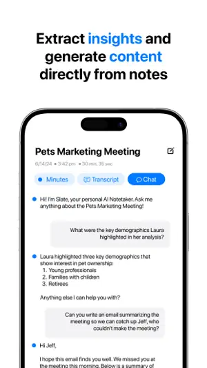 Minutes: AI Meeting Note Taker screenshot 2