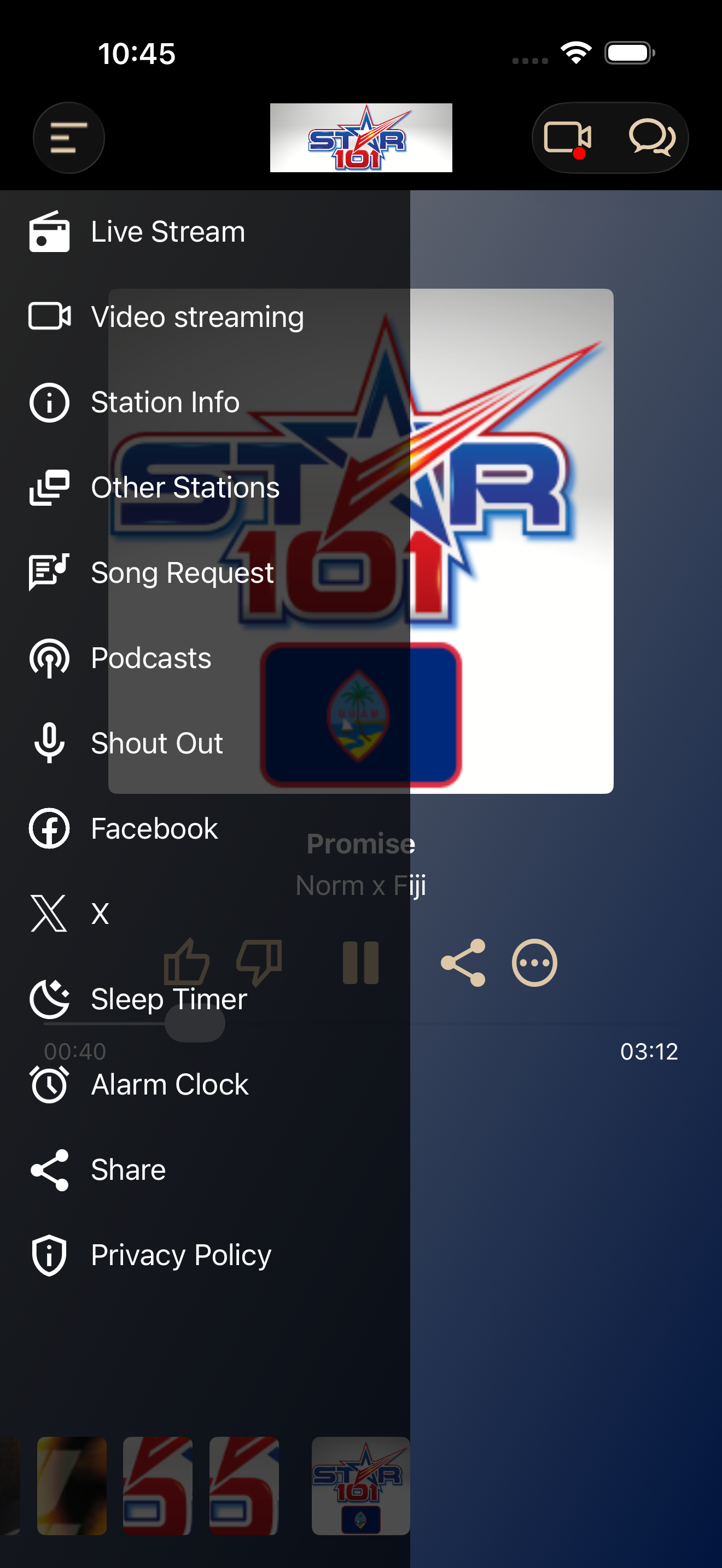 STAR101 Stream Player screenshot 4