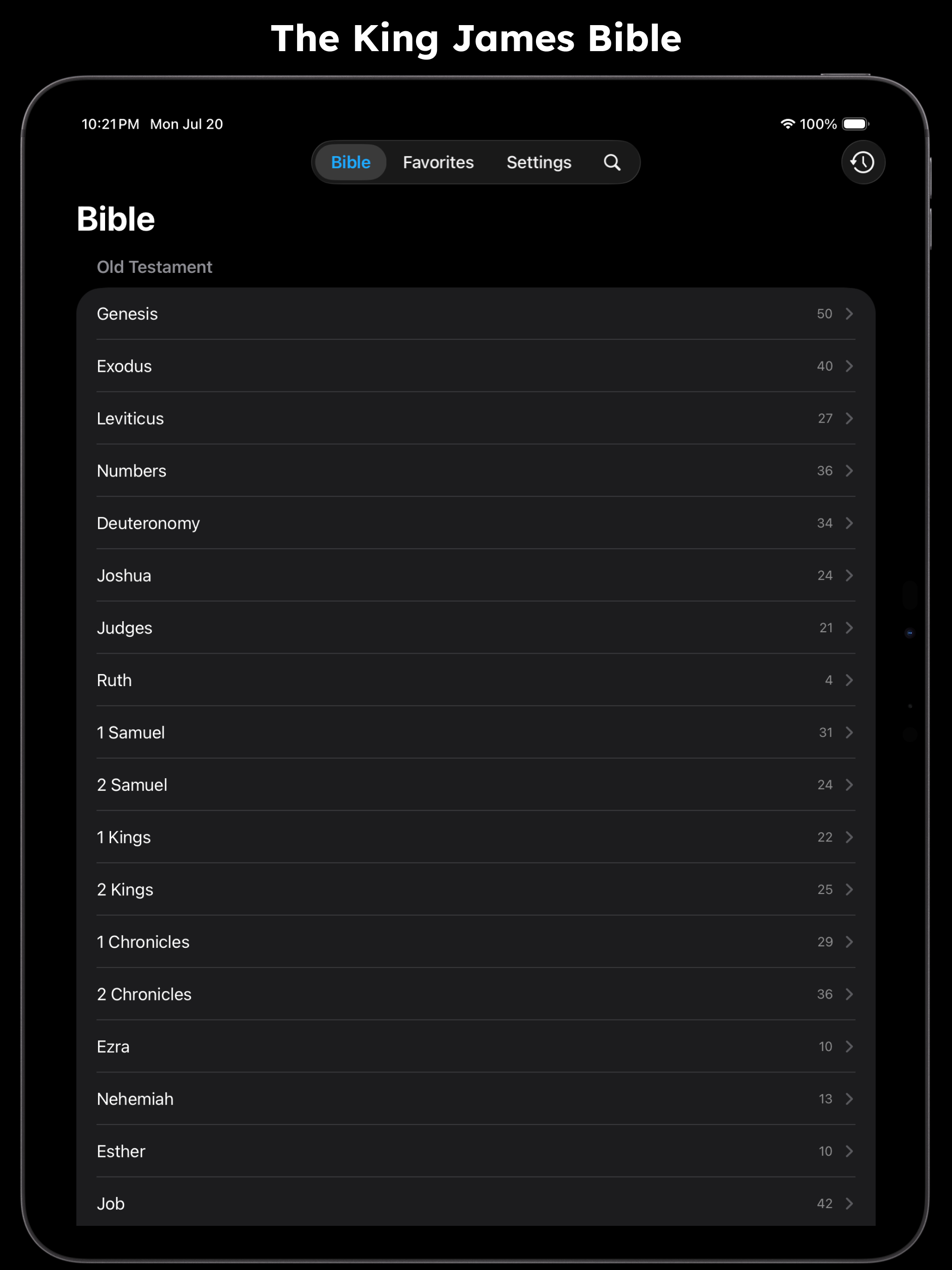KJV English Bible : King James screenshot 8