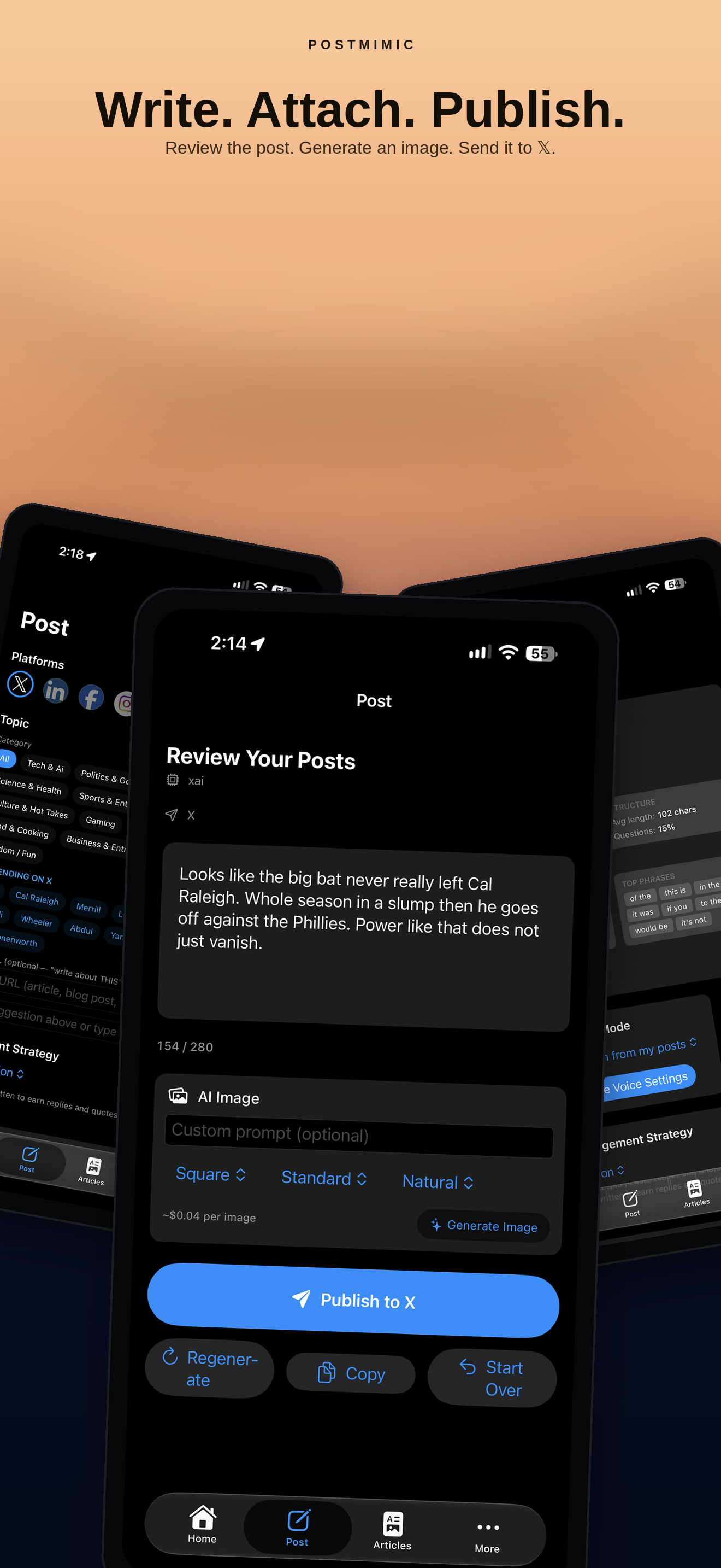 PostMimic — AI Social Media screenshot 5