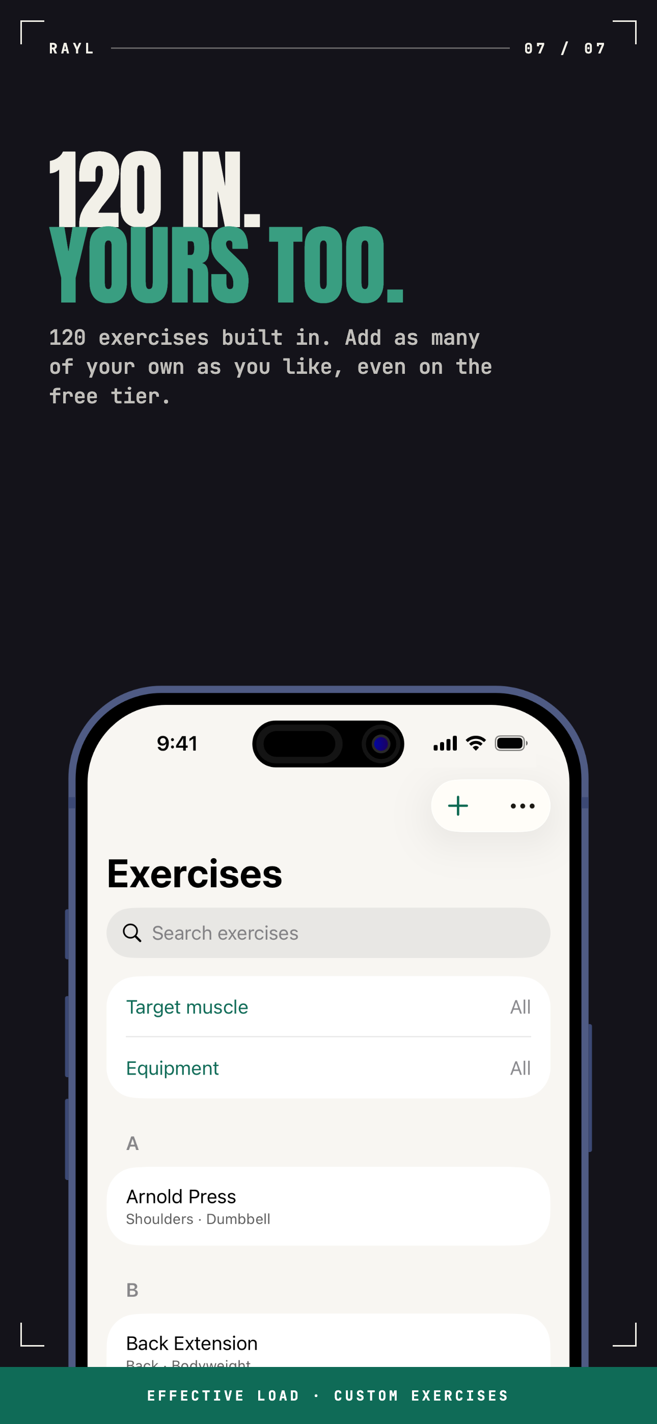 Rayl: Workout Log screenshot 7