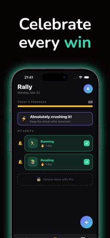 Rally: Habit Tracker Screenshot 5 of 5