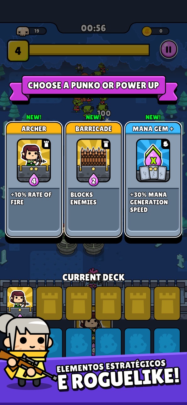 Punko.io: Roguelike TD iOS Mod IPA screenshot 2 - iOS game interface
