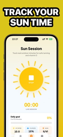 UV Index: Sunlight Tanning SPF iPhone screenshot