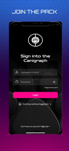 CANIGRAPH App screenshot