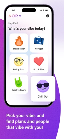 AORA - Find Plans, Meet People screenshot