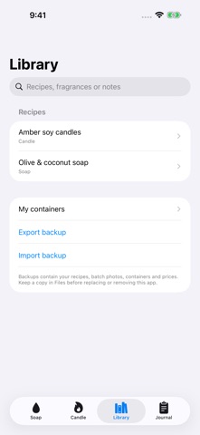 Candle & Soap Calculator Screenshot 4 of 6