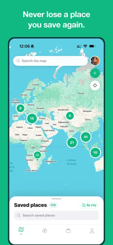 GoList | Travel map & planner screenshot 1 of 6