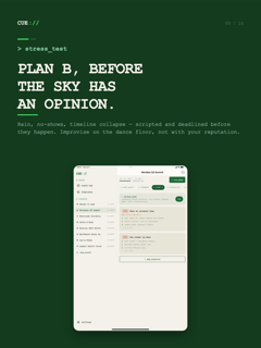 Run of Show Planner : CUE screenshot 15