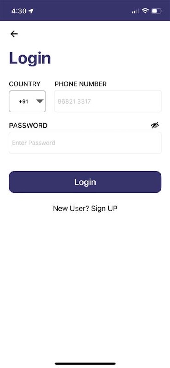 iPhone screenshot