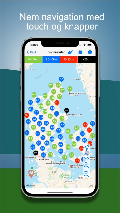 Screenshot #2 pour Vandreruter i Danmark