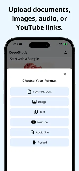 AI Quiz Generator - DeepStudy screenshot 3