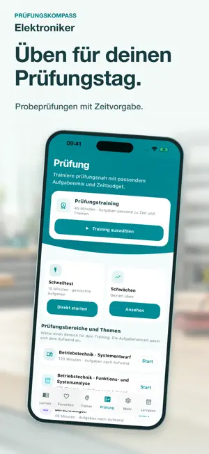 Prüfungskompass Elektroniker screenshot 4