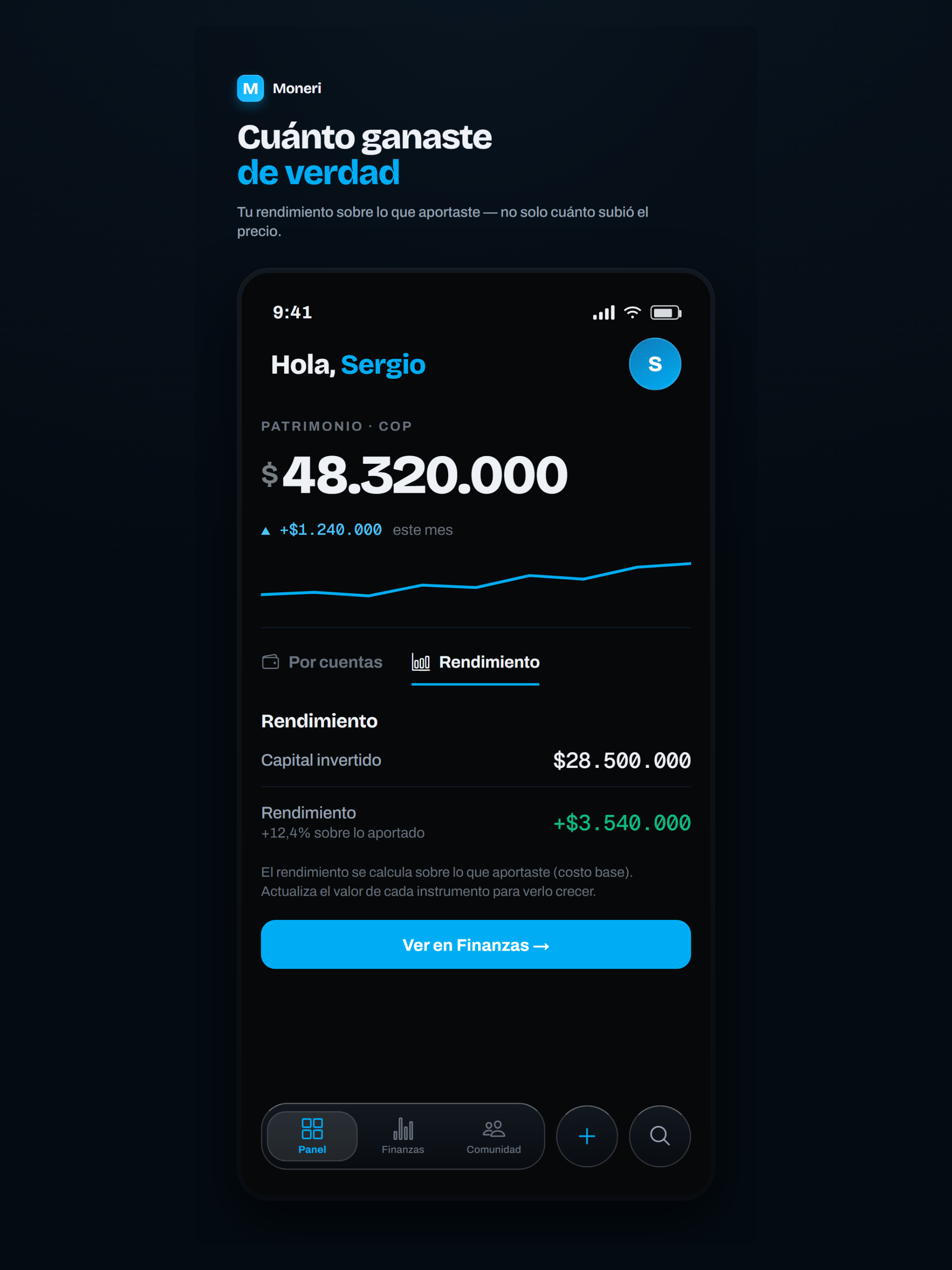 Moneri: Inversiones y Gastos screenshot 10