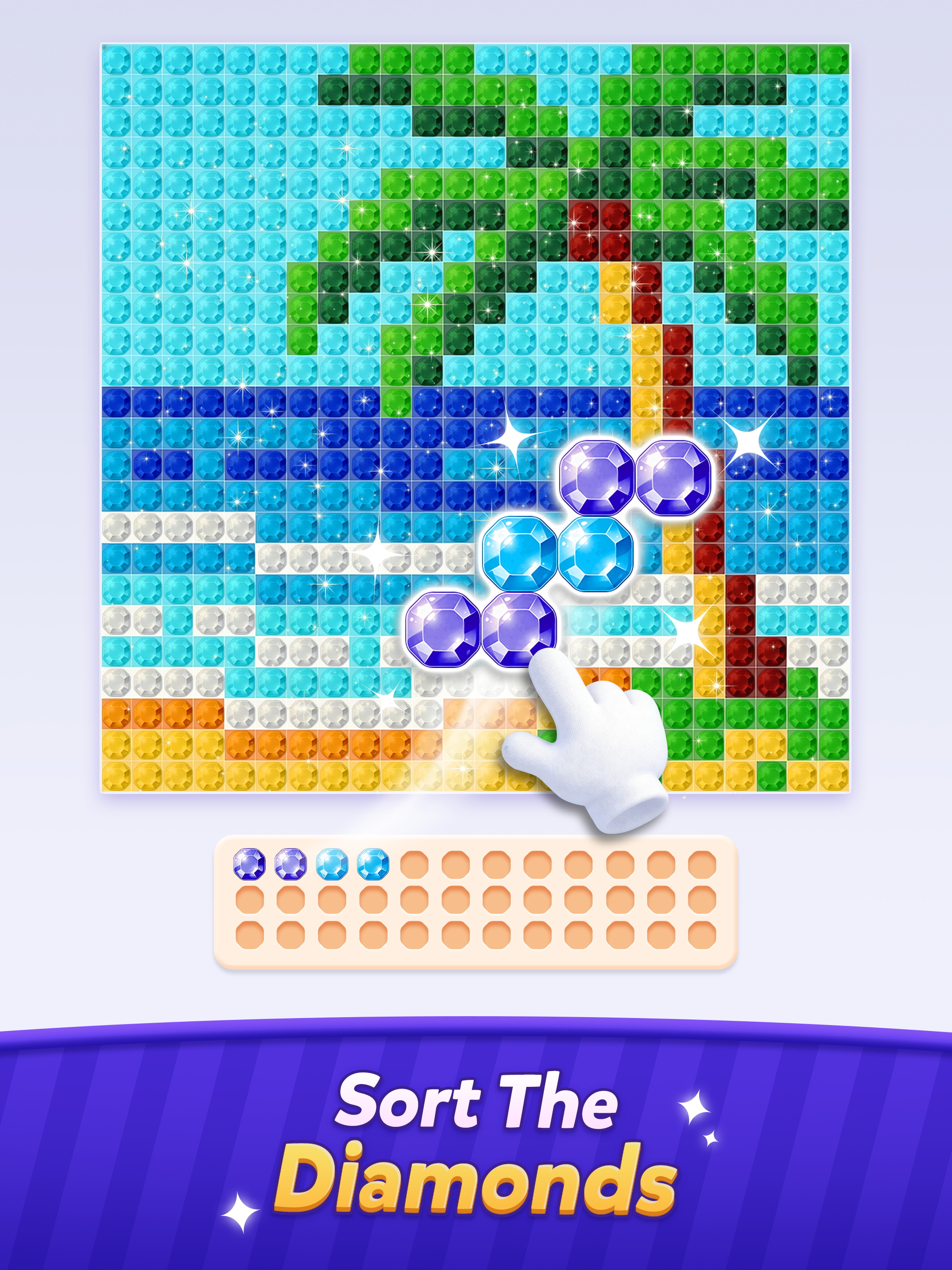 Gems sort - coloring puzzle screenshot 15