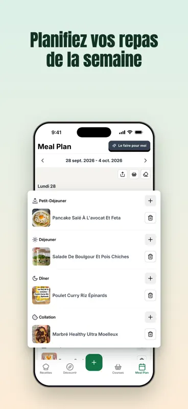 Citron: Planning Repas Semaine screenshot 2 of 10