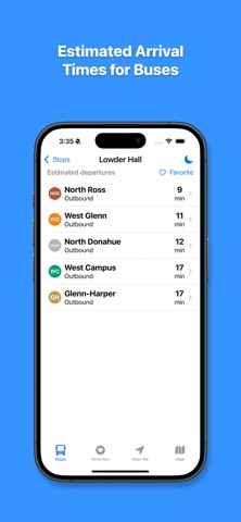 Auburn Bus iPhone screenshot