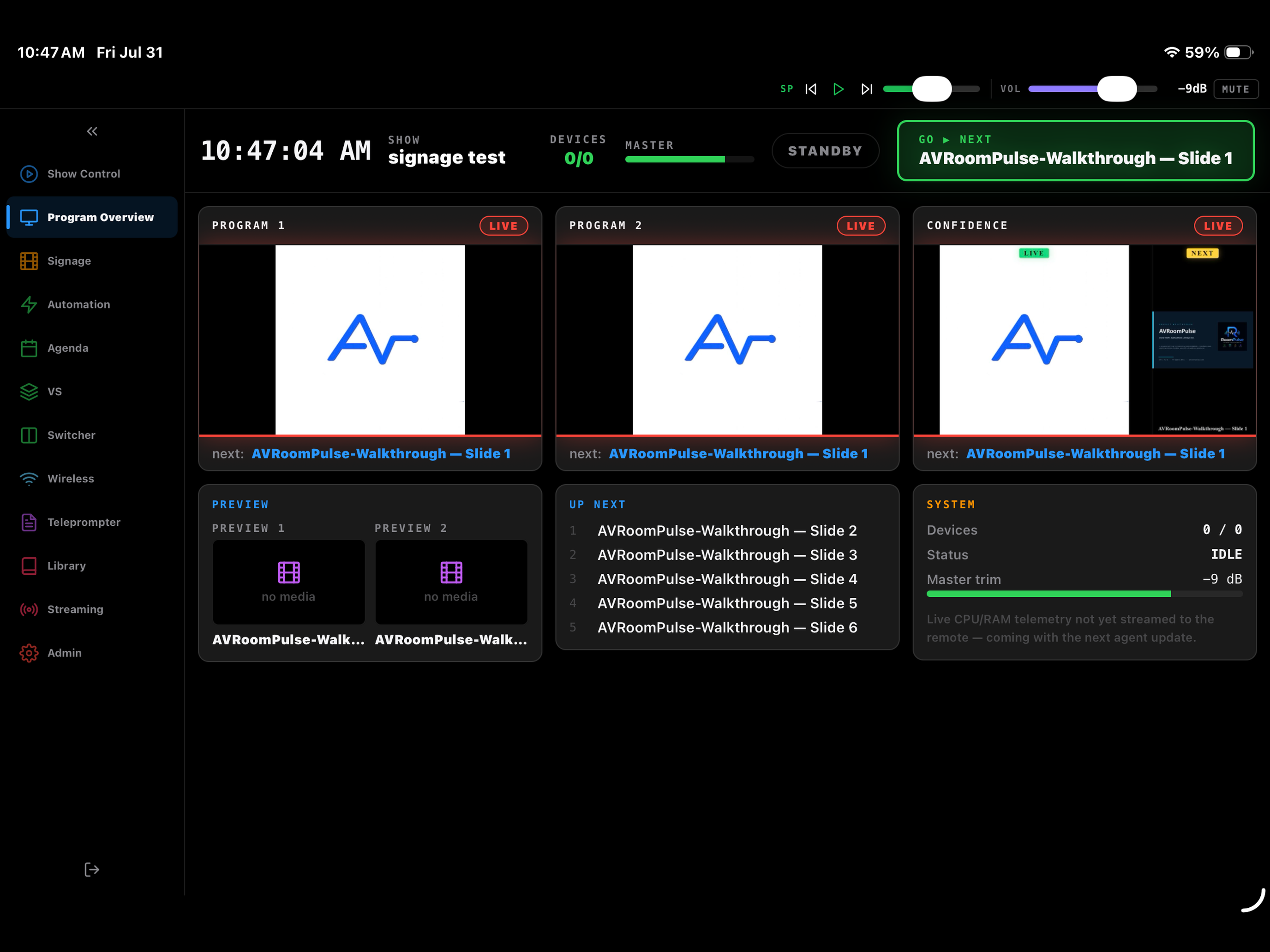 CueSurge Remote screenshot 4
