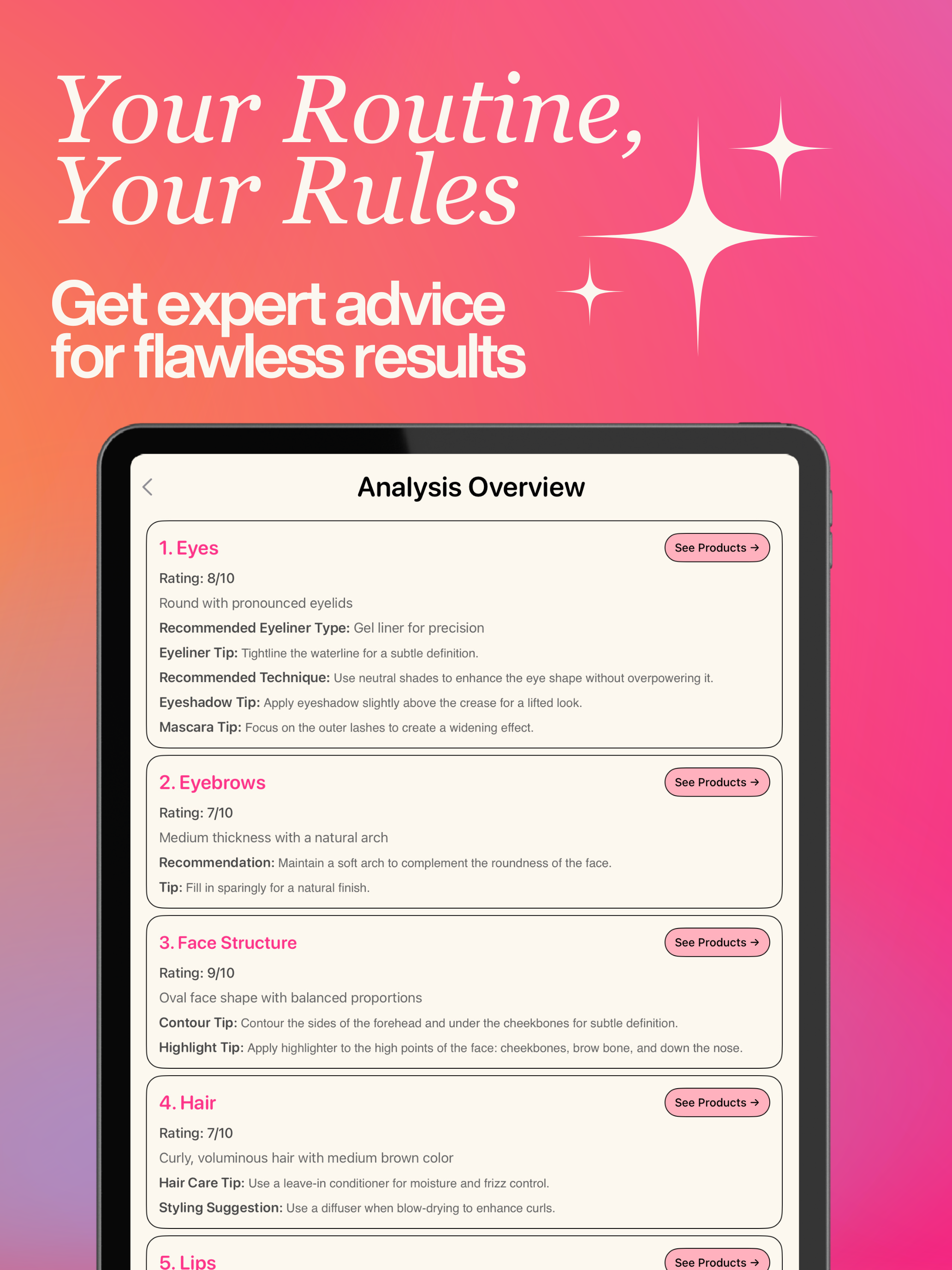 GlamX - Your Glow Up Guide screenshot 8