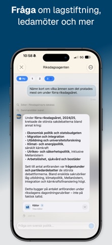 Riksdagsinsyn iPhone screenshot 4