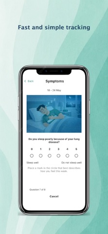 COPD Calendar screenshot