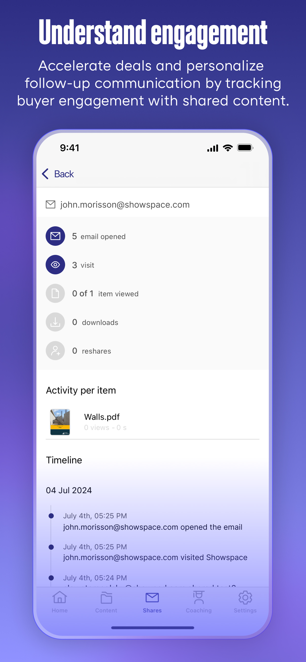 Showpad 支持操作系统® (eOS) screenshot 3
