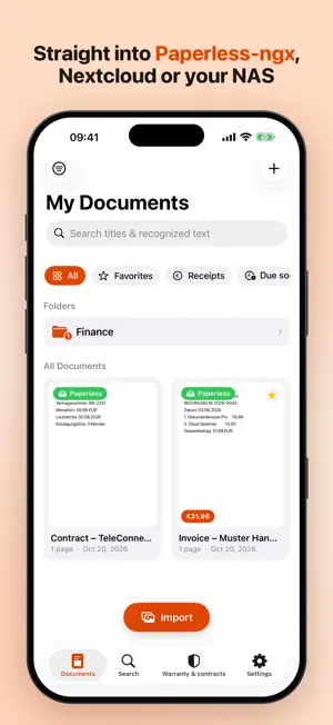 Scn3R – Scan to Paperless-ngx screenshot 1