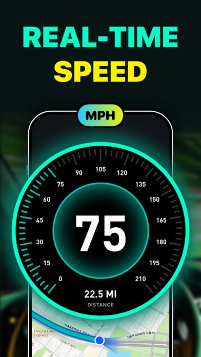 Speedometer: Speed Tracker+ iPhone screenshot 1