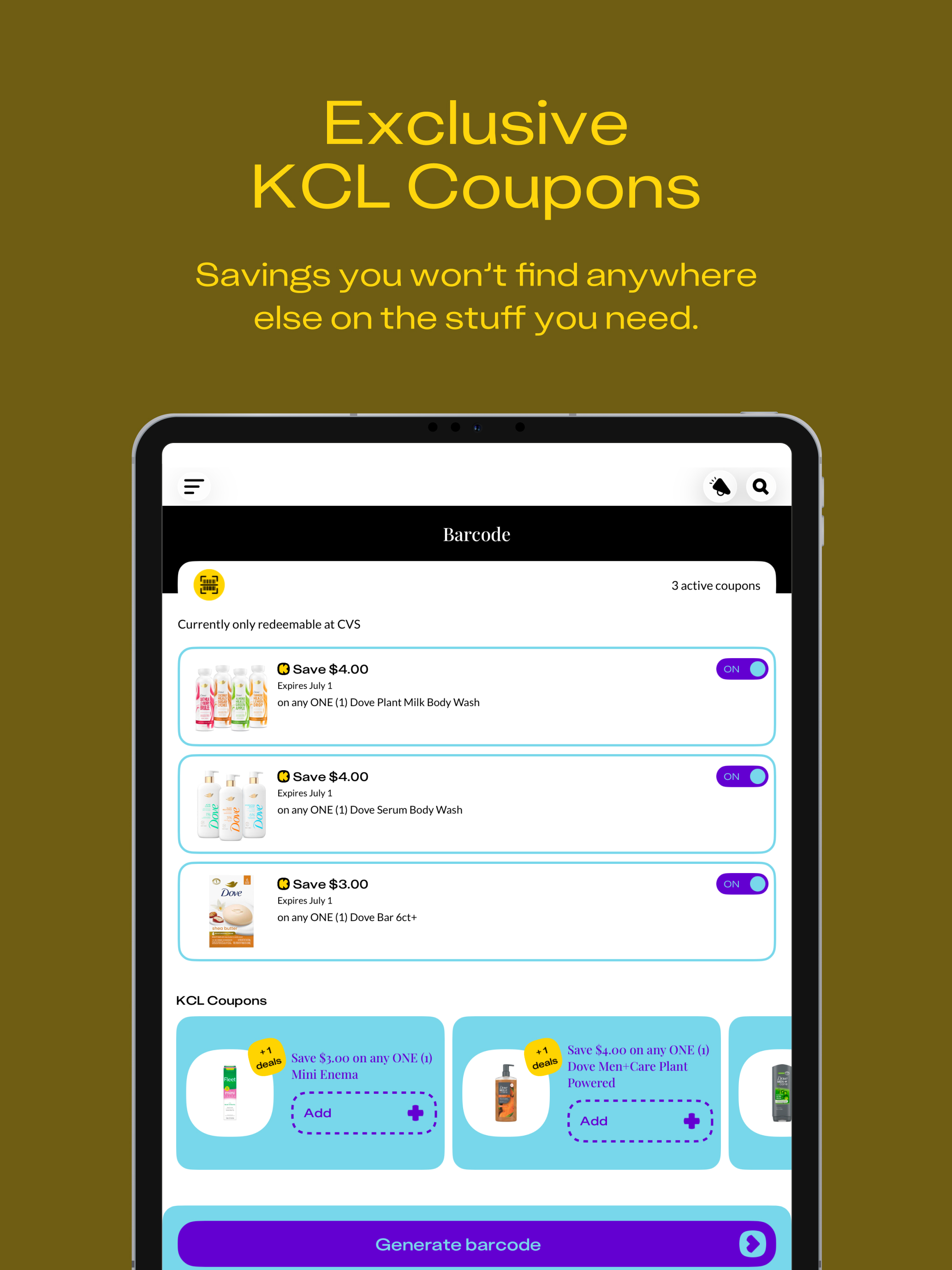 KCL: Coupons, Deals, Discounts screenshot 12