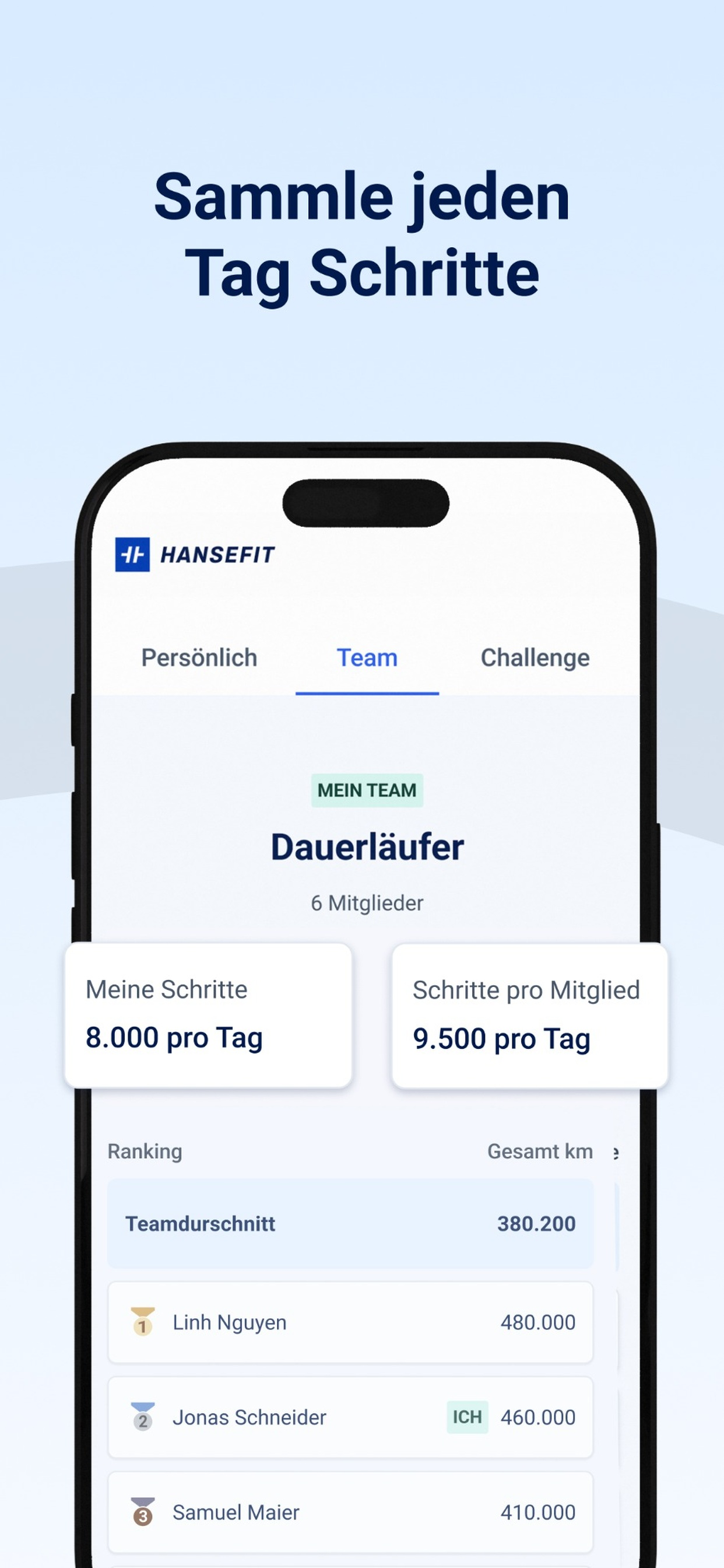 Schrittwettbewerb screenshot 3