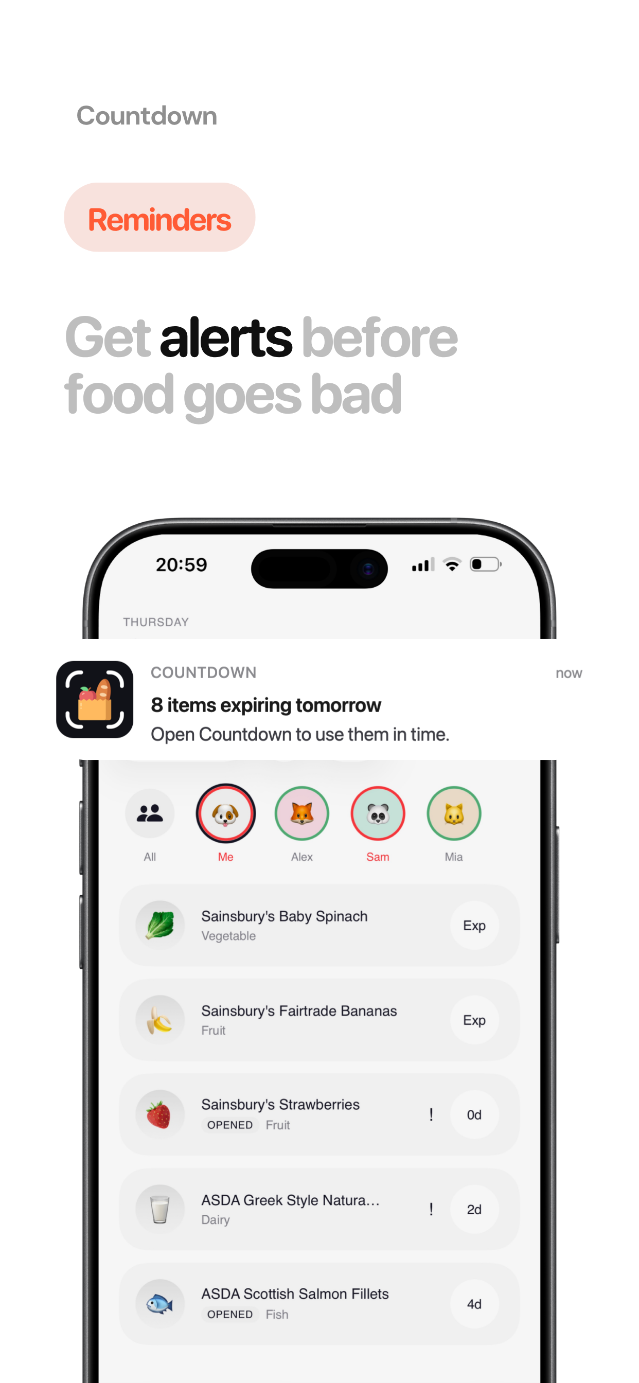 Countdown: Food Expiry Tracker screenshot 3