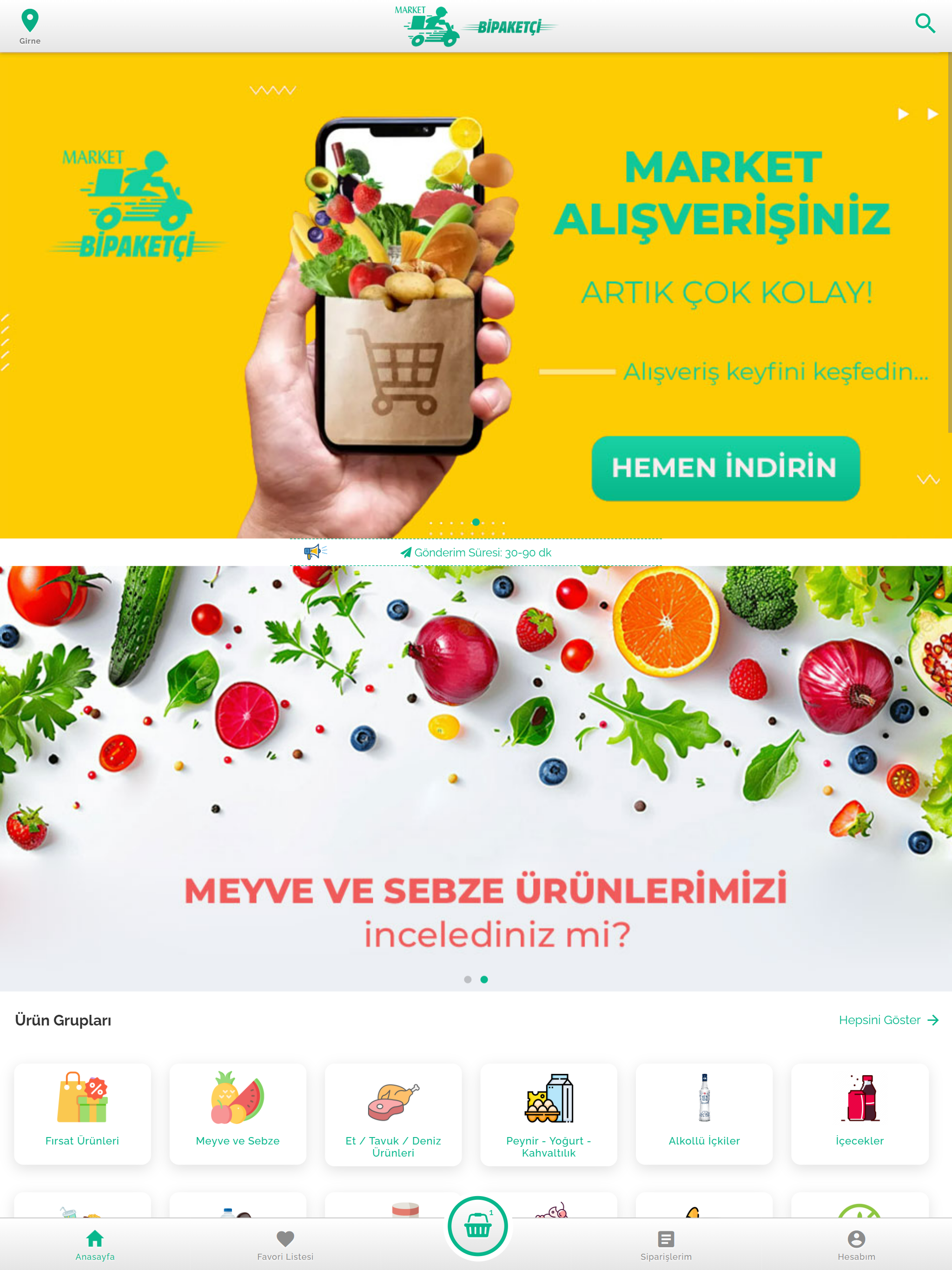 Bipaketçi / Market