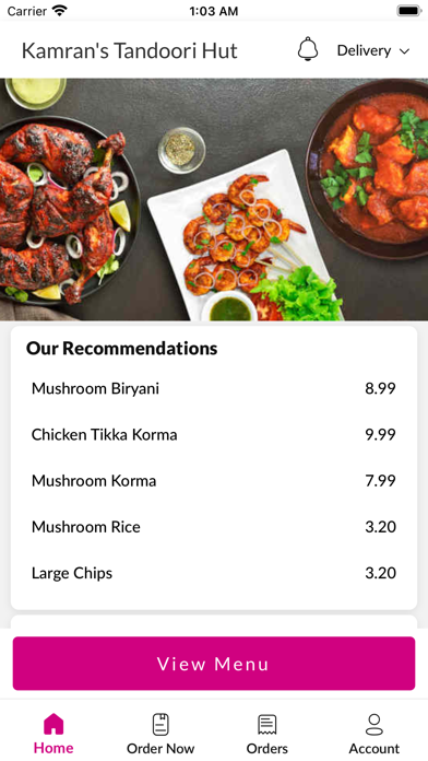 Kamran's Tandoori Hut Screenshot