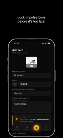 Think Twice - Mindful Spending screenshot