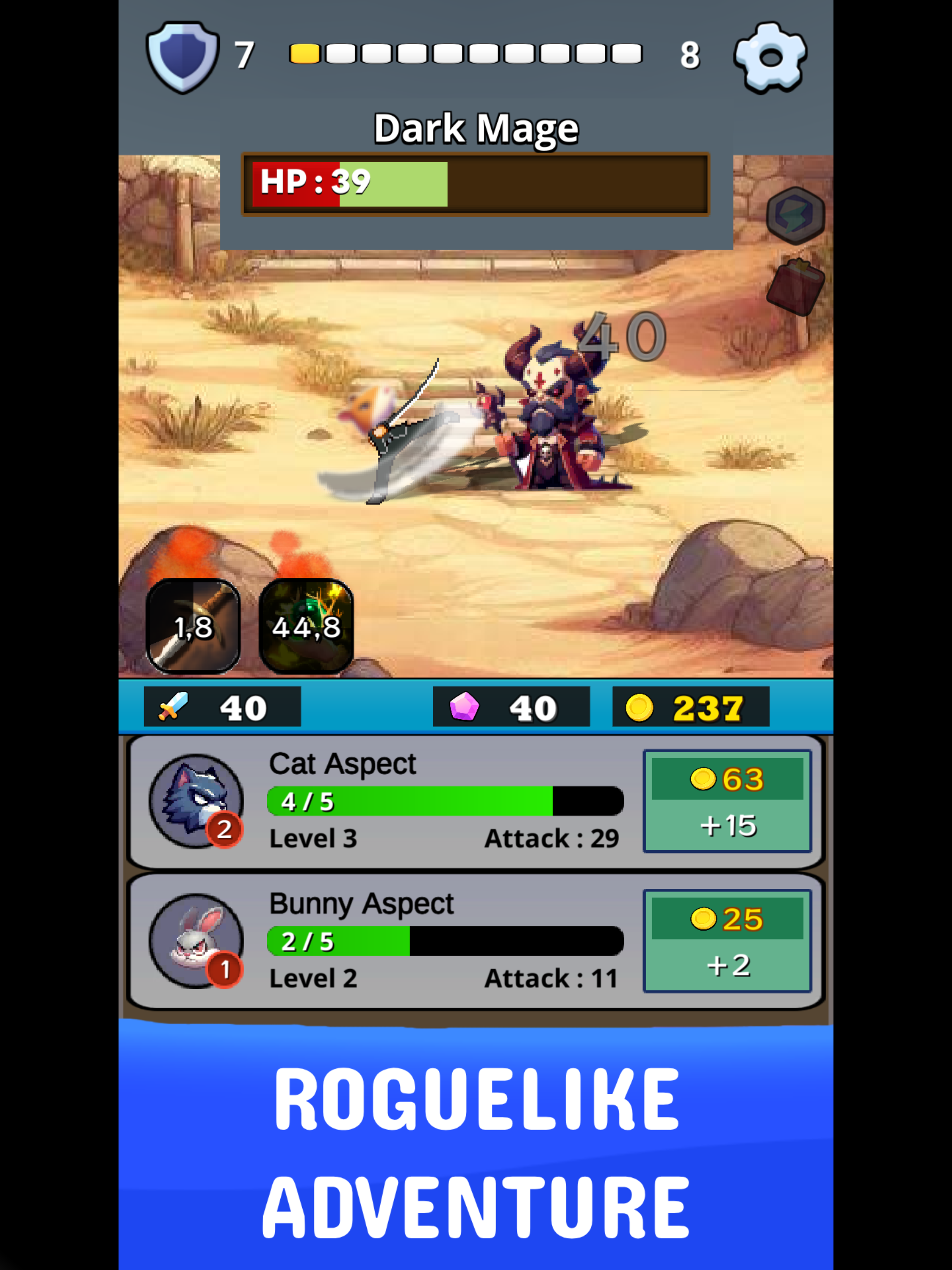 Capybara Attack: Roguelike RPG screenshot 6