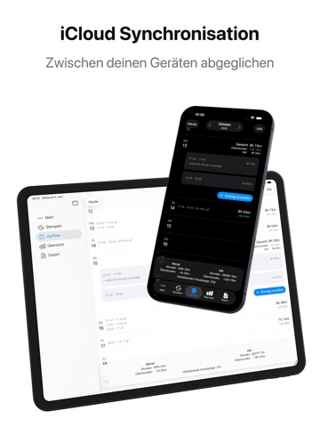 myTime - Zeiterfassung iPad screenshot 6
