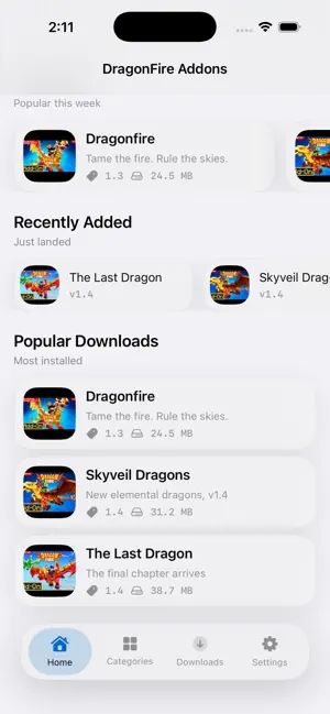 Dragon Fire Addons screenshot 3