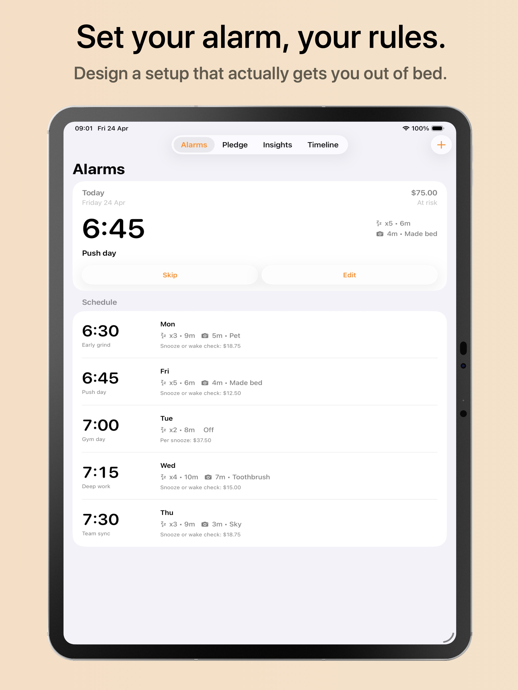 Snoozed: Wake up or pay up