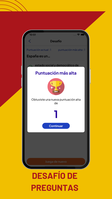 CCSE Spanish Nationality Test Screenshot