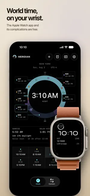 World Clock Widget: Meridian screenshot 2